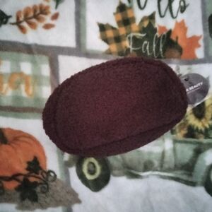 Plush Burgundy Kids Headband